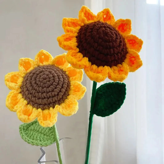 Tournesol en crochet – Lot de 3 pièces